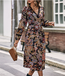 Cláudia - Vestido de Renda Preto Manga Longa